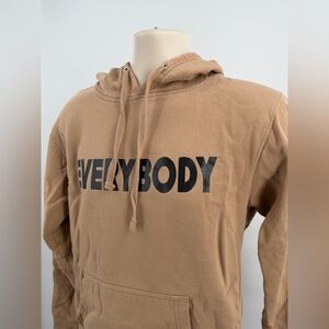 Logic Everybody Tan Hoodie Small Unisex Independent Trading Co